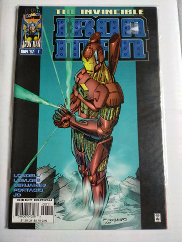 Marvel Comic Book The Invincible Iron Man No.7 May 1997