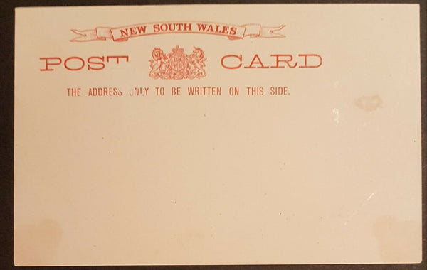 NSW postal stationery Post Card Hornsby Lighthouse unissued proof HG 19 unique