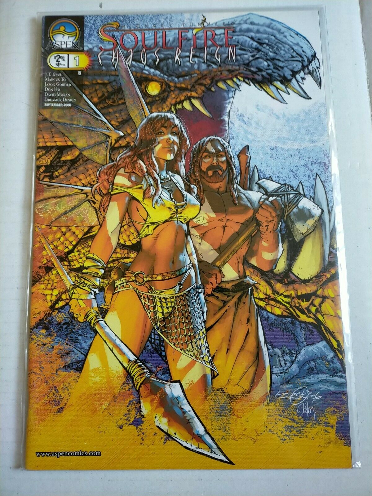 Aspen 2006 No.1 B Soulfire Chaos Reign Comic