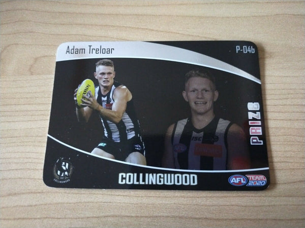2020 Teamcoach Prize Football Card Adam Treloar Collingwood P-04b