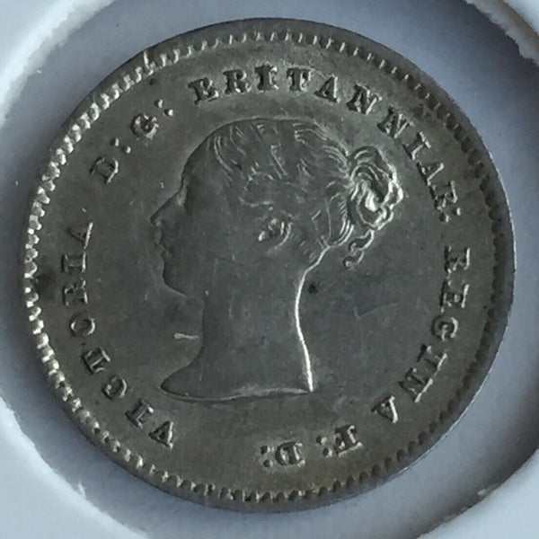 UK Great Britain 1838 Queen Victoria 2d Twopence Silver Coin Uncirculated