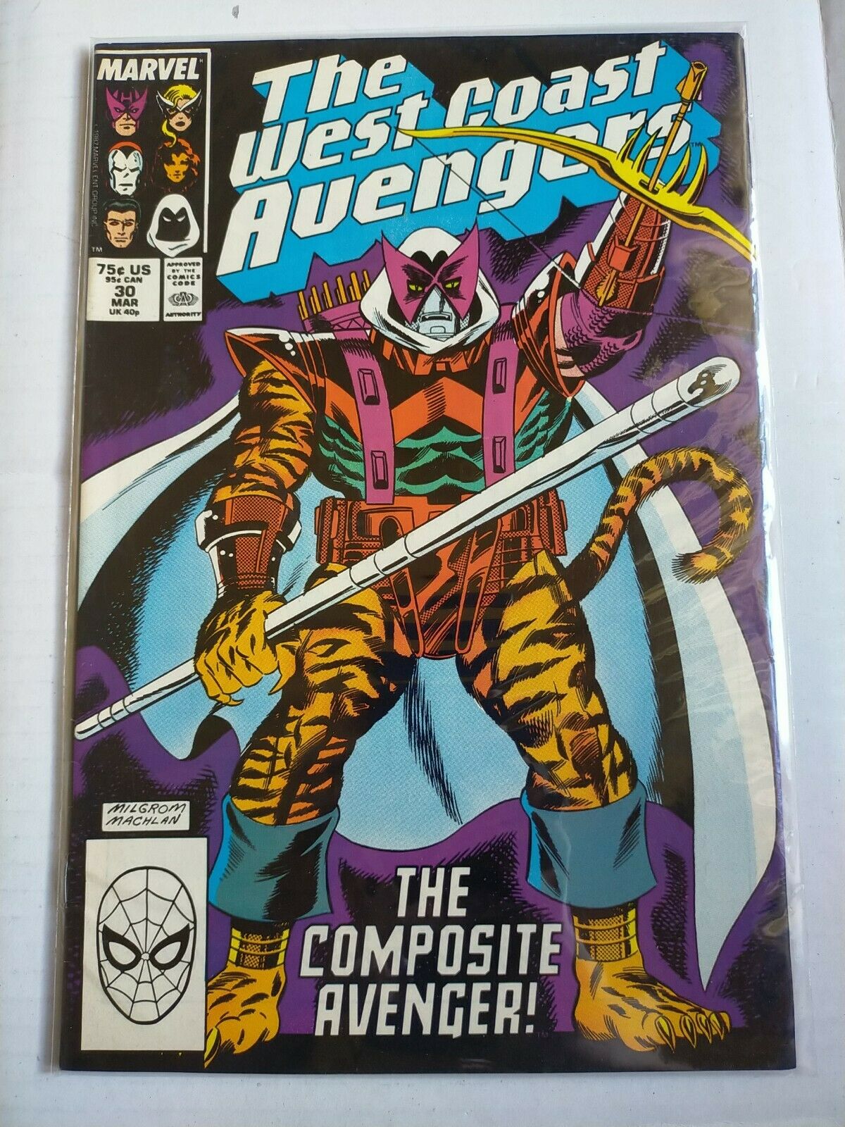 Marvel 1987 March 30 The West Coast Avengers Comic