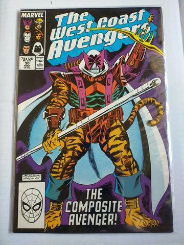 Marvel 1987 March 30 The West Coast Avengers Comic