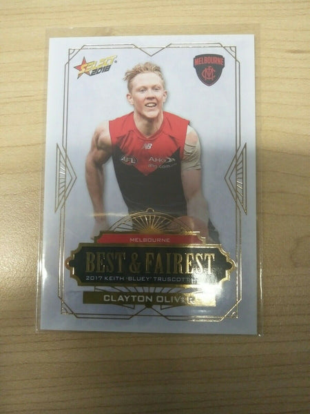 2018 Select Footy Stars Best & Fairest Clayton Oliver Melbourne Demons
