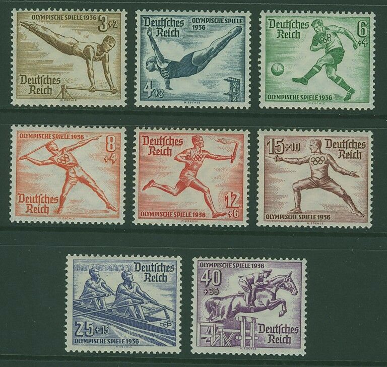 Germany SG 606-13 1936 Summer Olympic Games, Berlin Mint Unhinged