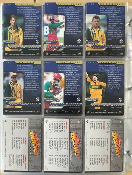 Futera The Decider 1996 Cricket Card Collection Full Set