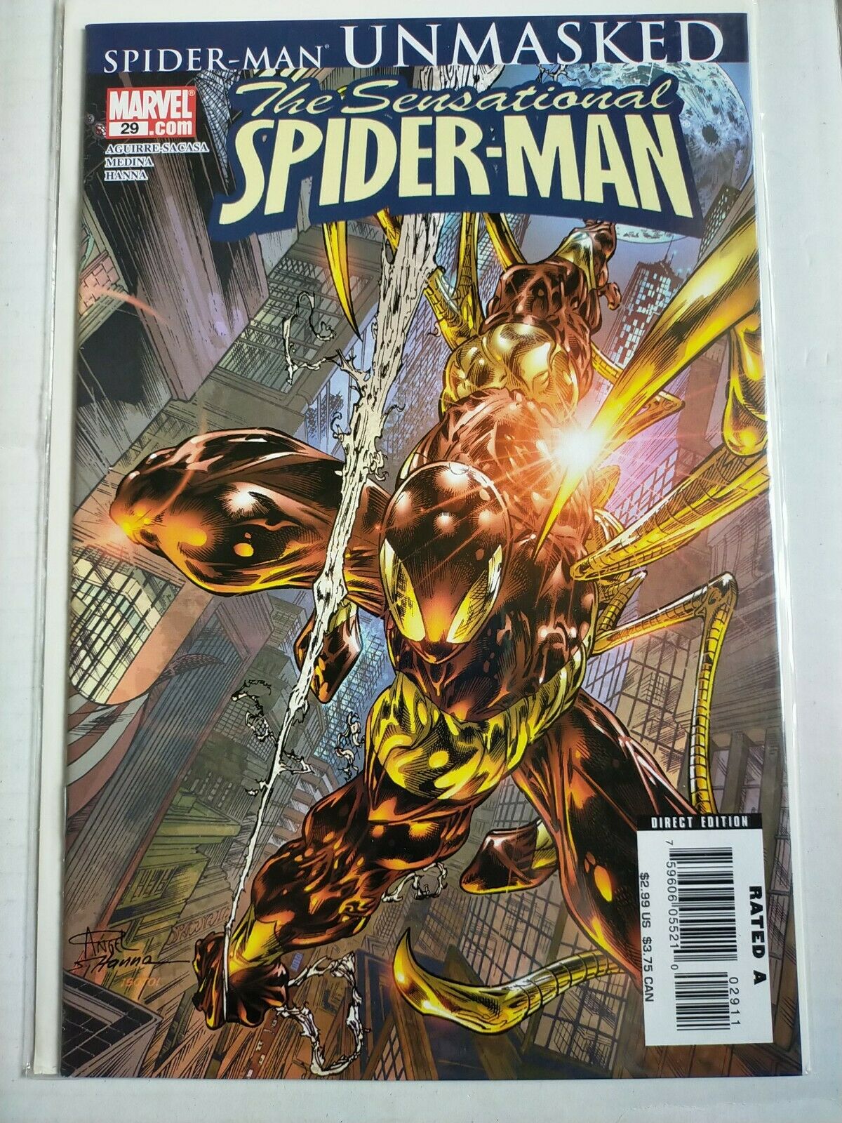 Marvel 2006 #29 Spider-Man Unmasked The Sensational Spider-Man Comic