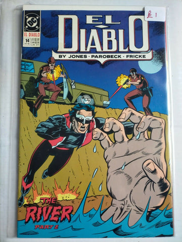 DC Comic Book El Diablo No. 14 Oct 1990