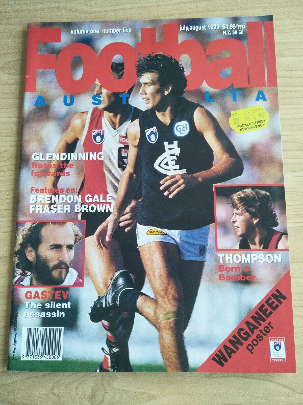 AFL 1993 Football Australia Football Record including Poster