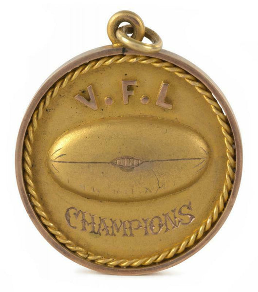 AFL VFL 1924 Hobart Carnival Gold Medal Awarded to Goldie Collins Fitzroy