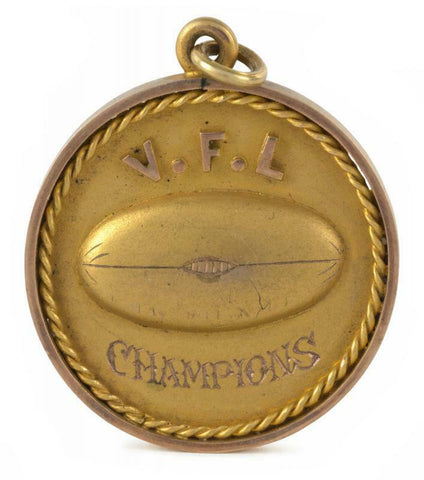 AFL VFL 1924 Hobart Carnival Gold Medal Awarded to Goldie Collins Fitzroy