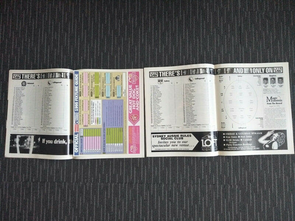 Lot Of 1995 AFL Football Records Collingwood Games x 22