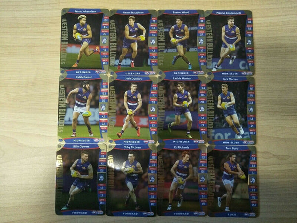 2019 Teamcoach Gold Western Bulldogs Team Set Of 12 Cards