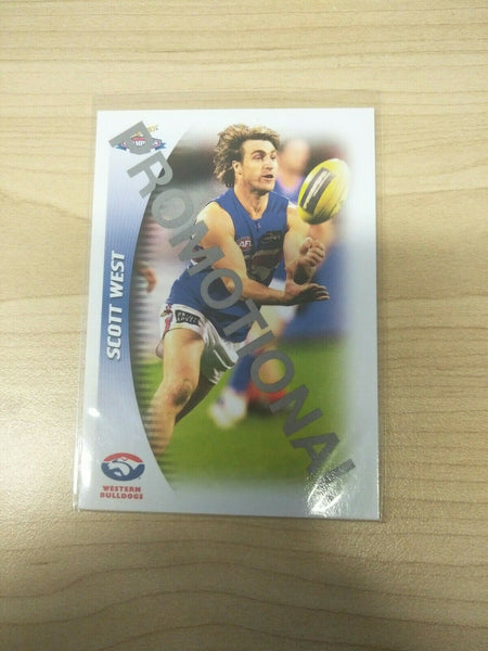 2006 Select AFL Champions Promotional Card Scott West Western Bulldogs