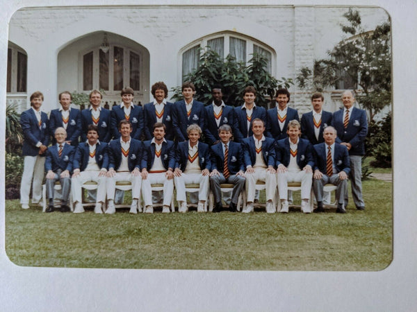 Cricket 1984-5 England Tour Of India & Australia Photo of Team