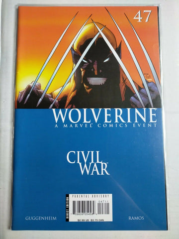 Marvel Comic Book Wolverine Civil War No.47