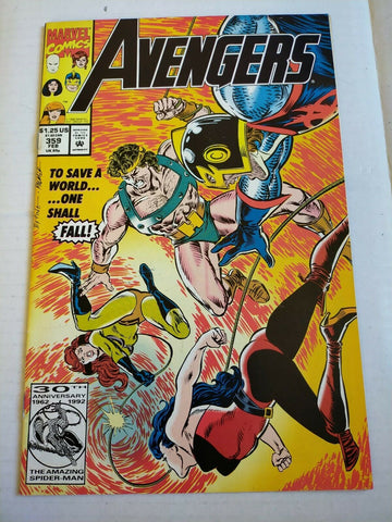 Marvel 1992 February No.359 The Avengers Comic