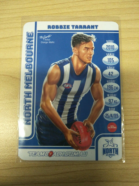 2018 Teamcoach Star Wildcard Robbie Tarrant North Melbourne SW-12