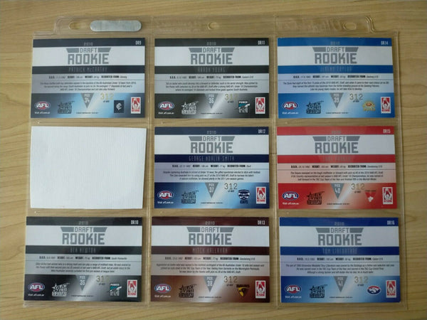 2011 Select Infinity Draft Rookie Complete Set Of 36 Cards