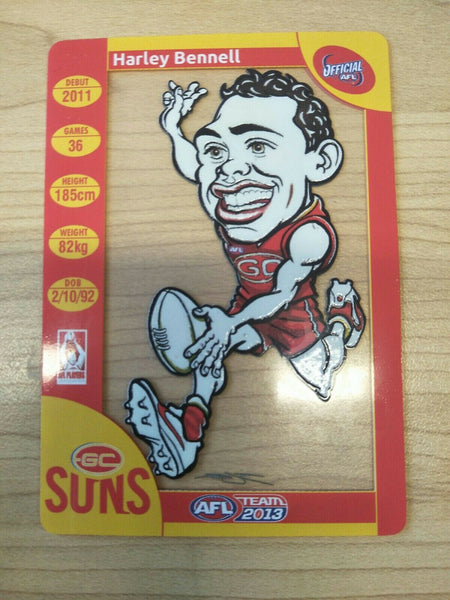 2013 Teamcoach Magic Wildcard Harley Bennell Gold Coast