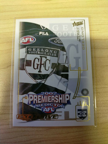 2002 Select SPX Premiership Predictor Geelong PC7