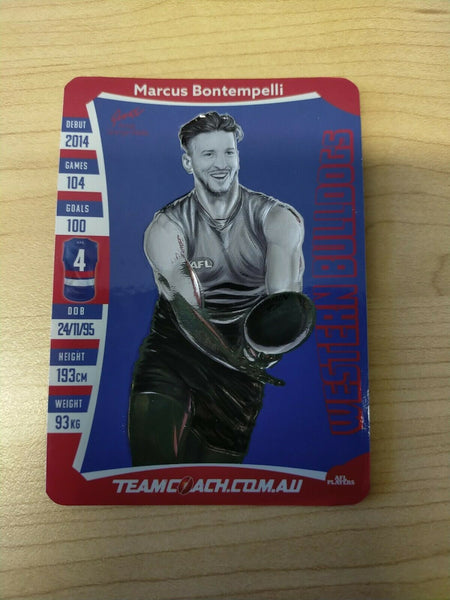 2019 Teamcoach Star Wildcard Marcus Bontempelli Western Bulldogs SW-18
