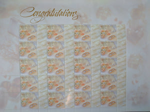 Australia Post - Congratulations 45c Personalised Stamp Sheet Generic