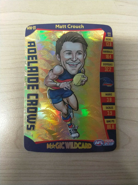 2019 Teamcoach Magic Wildcard Matt Crouch Adelaide