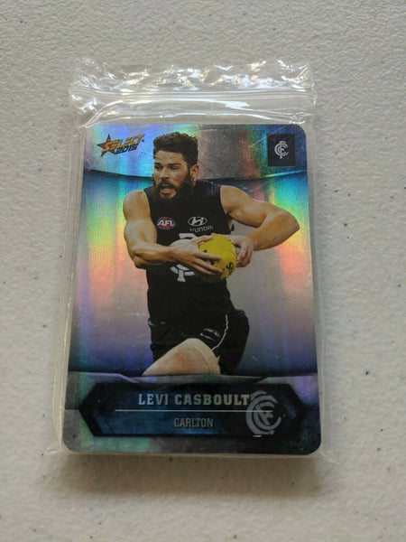 2015 Select Champions Trading Card Silver Foil Parallel Team Set Carlton Blues