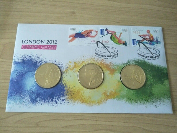 2012 $1 Australian London Olympics 1st Day Cover Limited Edition