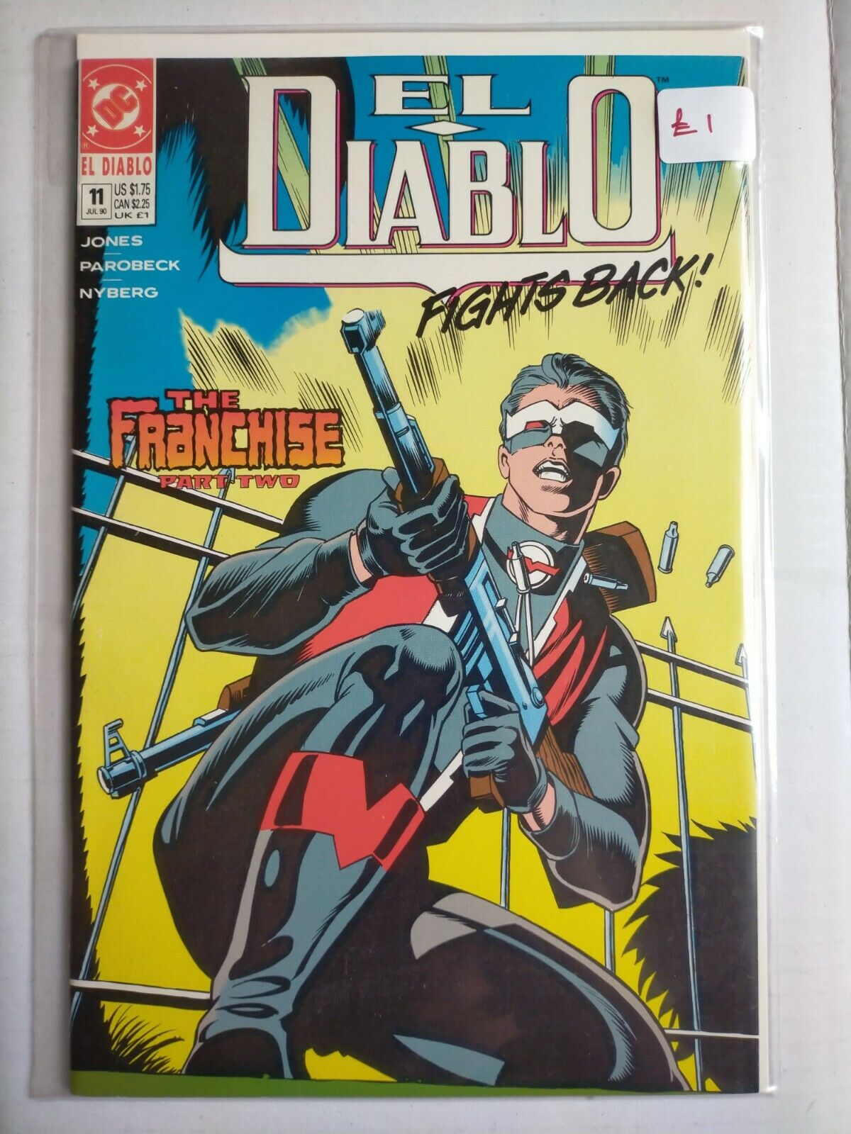 DC Comic Book El Diablo No. 11 Jul 1990