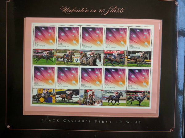 Australia Post Black Caviar The Greatest Sprinter In The World Stamp Pack