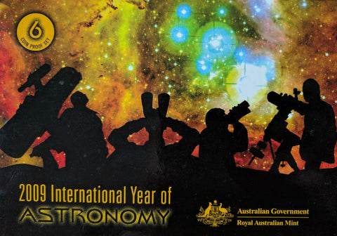 2009 Royal Australian Mint International Year of Astronomy 6 Coin Proof Set