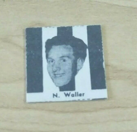 VFL 1956 Argus Newspaper Fireside Footballers Collingwood N Waller Football Card