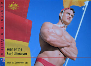 Australia 2007 Royal Australian Mint Year of the Surf Lifesaver Proof Coin Set