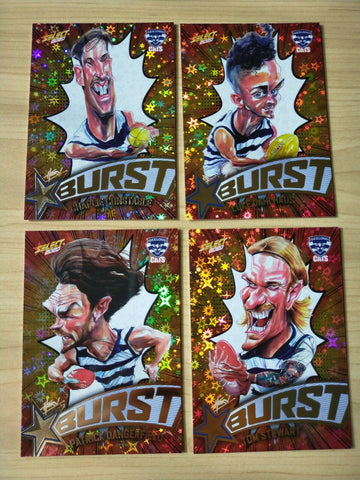 2020 Select Footy Stars Explosion Starburst Team Set Geelong