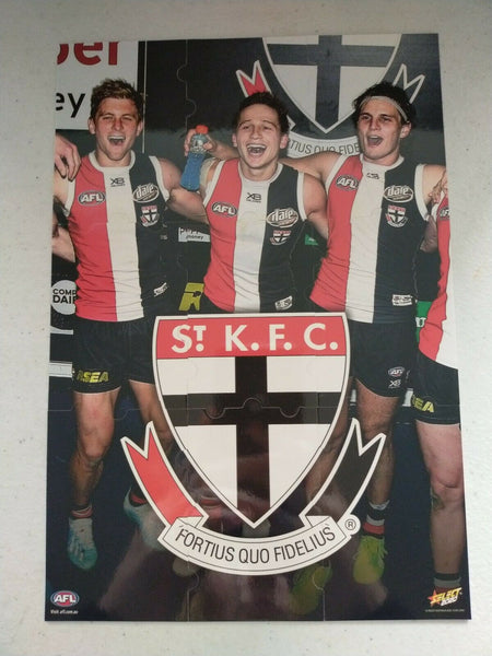 2020 Select Footy Stars Jigsaw Puzzle St Kilda Team Set Of 9 Cards