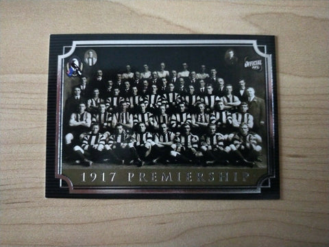 Select ESP Official AFL Collingwood Team Of The Century 1917 Premiership (99)