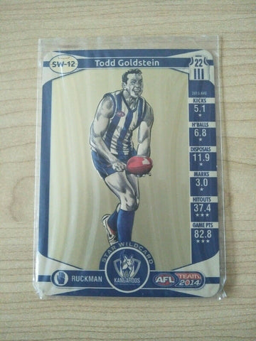 2014 Teamcoach Star Wildcard Todd Goldstein North Melbourne SW-12