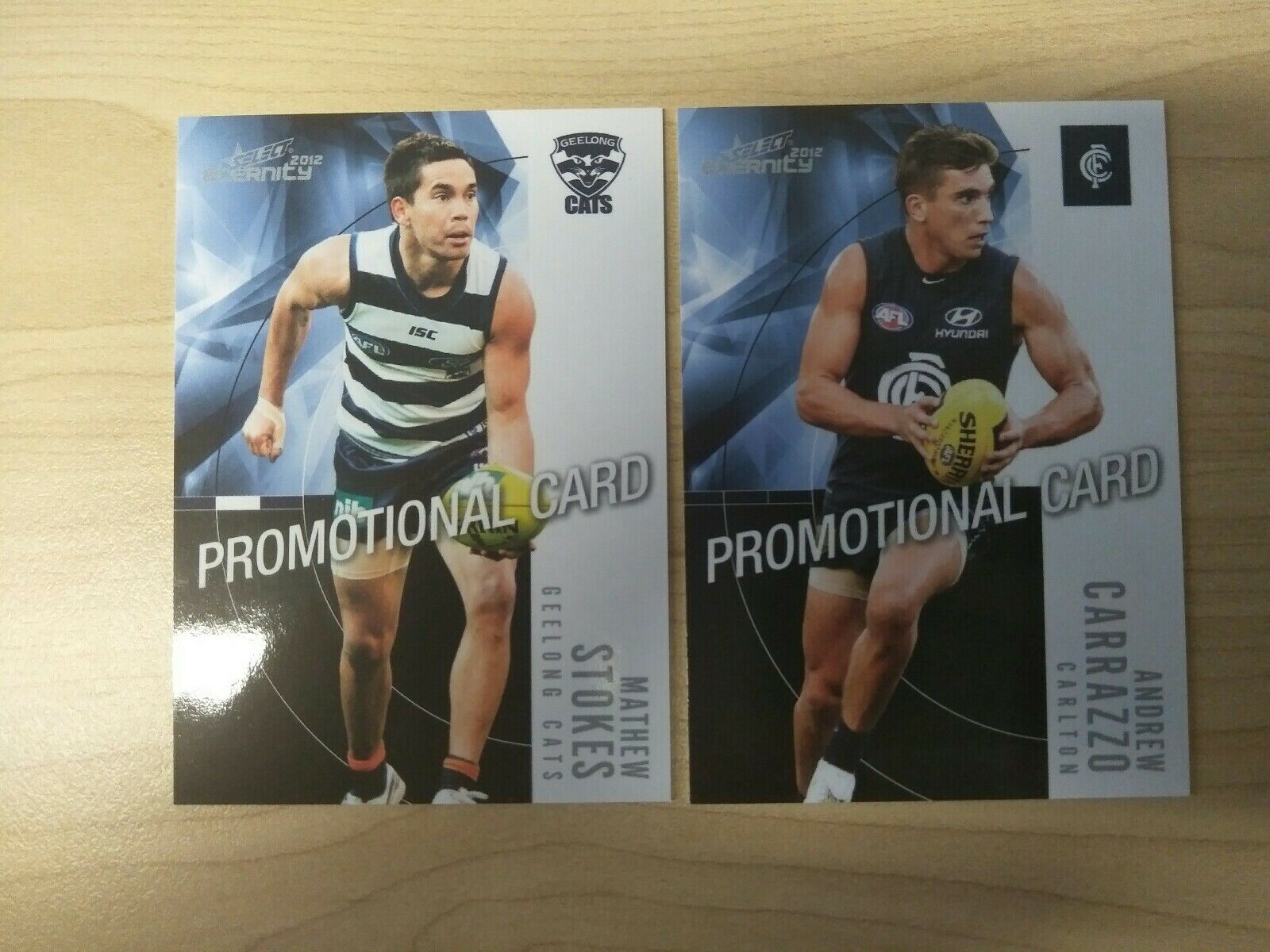 2012 Select AFL Eternity Promotional Cards Set Of 2