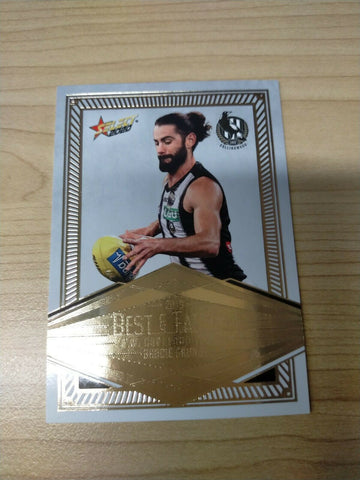 2020 Select Footy Stars Best and Fairest Brodie Grundy Collingwood