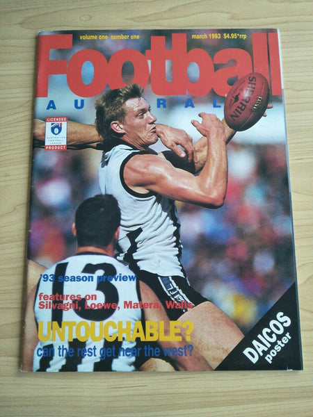 AFL 1993 Football Australia Football Magazine including Poster