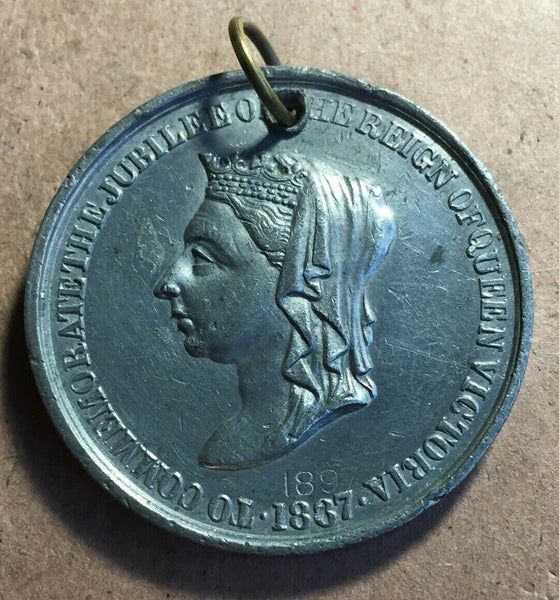 Australian 1887 Queen Victoria Jubilee Medal. Nice Condition.