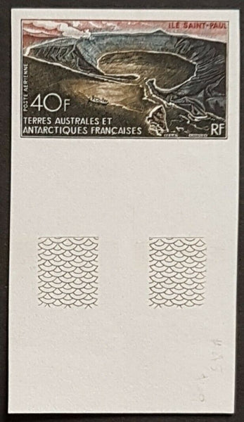 French Antarctic Territory TAAF SG 45 St Paul Island Airmail. 2 colour trials