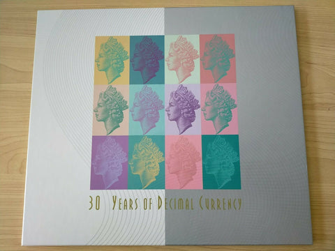 1996 30 Years Of Decimal Currency Australian Banknote And Stamp Portfolio Folder Only 3000 Made