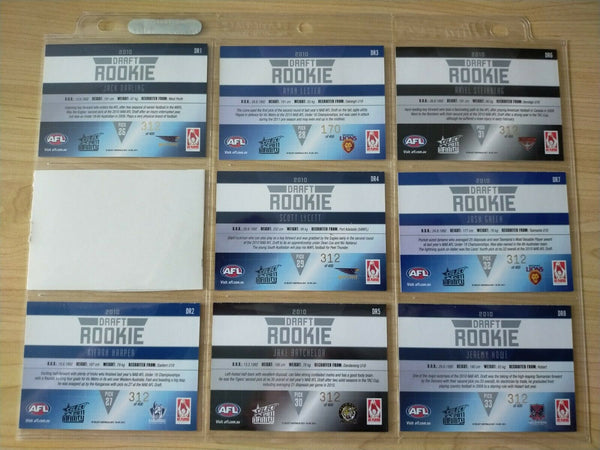 2011 Select Infinity Draft Rookie Complete Set Of 36 Cards