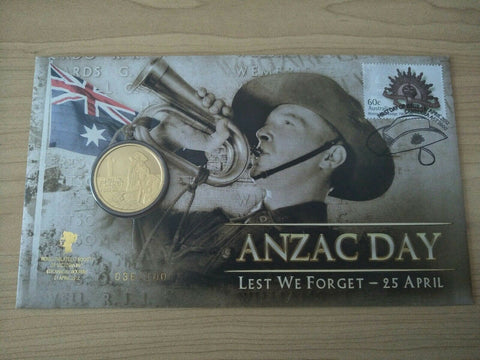 2012 Australian $1 ANZAC Day PNC RPSV 6th Annual Bourse Overprint *only 100*