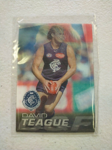 2005 Herald Sun 2D Best & Fairest Card David Teague Carlton