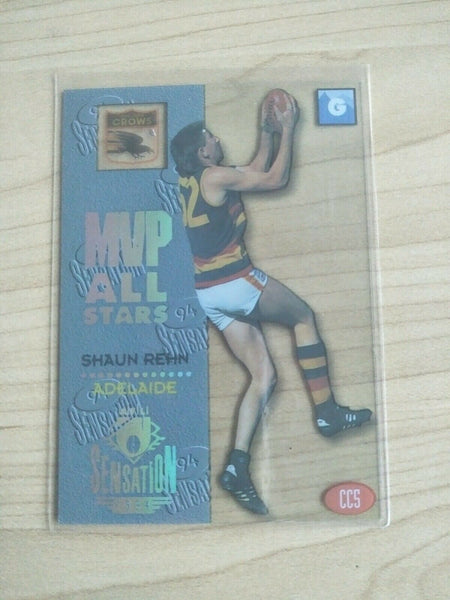1994 Dynamic Sensation Series MVP Acetate Card Shaun Rehn Adelaide CC5
