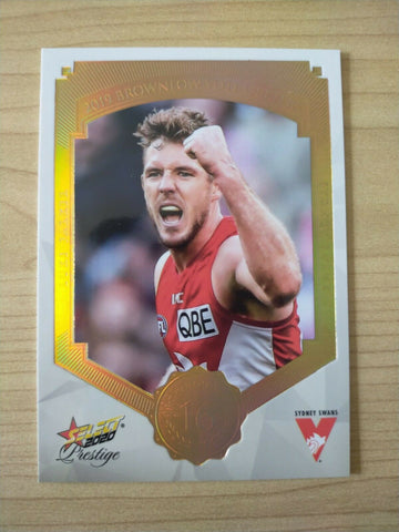 2020 Select Prestige Brownlow Vote Getters Luke Parker Sydney No. 052/80